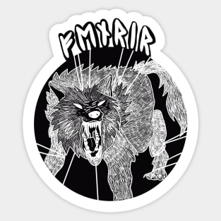 Fenrir, the Gigantic Wolf #2 Sticker